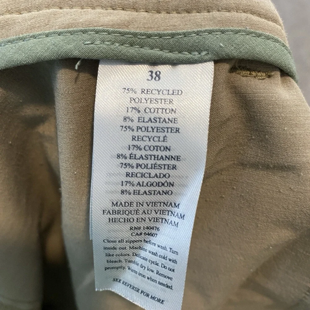 Faherty Men's Khaki Drawstring Cotton Shorts